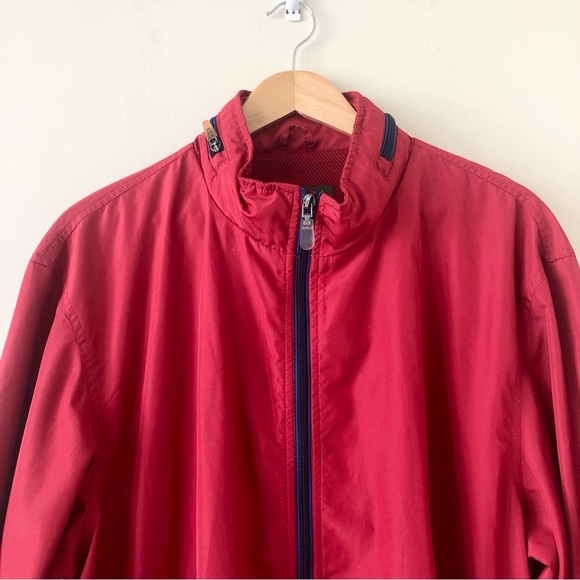 Vintage L.L. Bean Windbreaker with Hidden Hood and Zipper Pockets Size Large - Picture 2 of 12